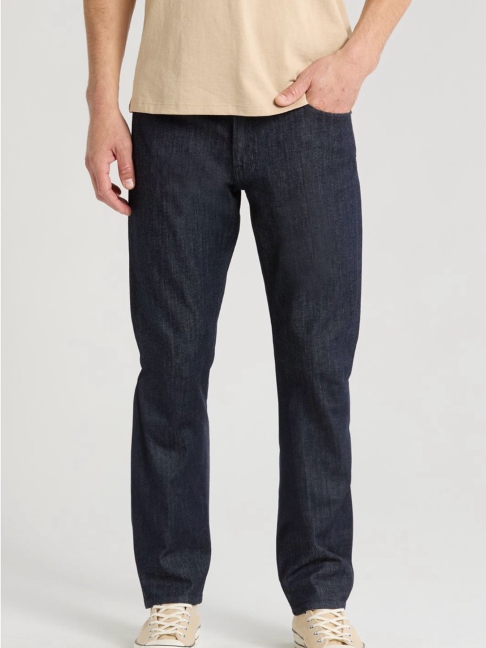Ag Adriano Goldschmied Men’s Everett Slim Straight Jeans in Dark Indigo